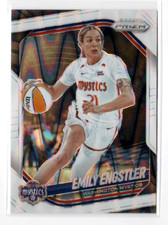 2025 Panini Prizm WNBA White Seismic #84 Emily Engstler Washington Mystics
