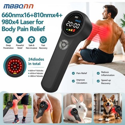 Professional Cold Laser Device 1760mW for Neck Shoulder Joint Pain Rechargeable