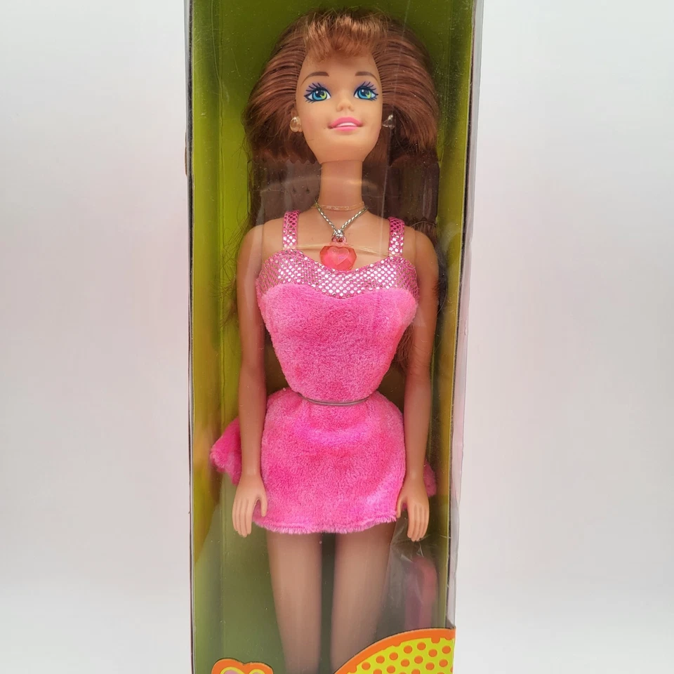 Muñeca Barbie vintage 1997 novia Barbie #18700 morena de San Valentín Mattel Foto 2 de 4