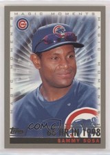 2000 Topps Magic Moments Limited Edition Sammy Sosa (66 HR in 1998) #477 00em