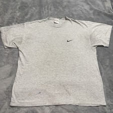 Vintage Nike White Tag T-Shirt XL Blank Embroidered Swoosh Made In USA