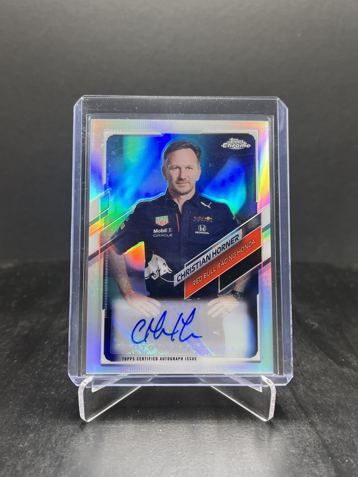 2021 Topps Chrome Formula 1 F1 Christian Horner Autograph Auto 24/89 #CA-CH