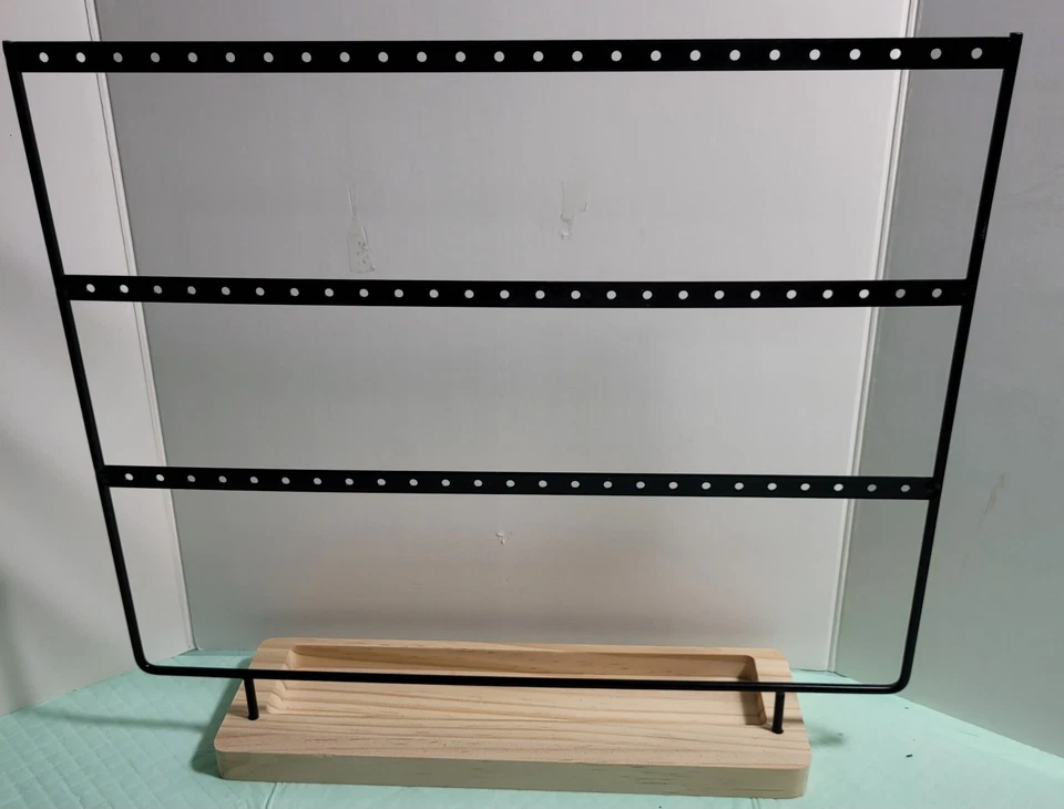 Expositor para Pendientes 11"×12" con Bandeja de Madera Envío Gratis Foto 2 de 4