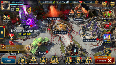 raid shadow legends account Anfänger viele Shards und Energie