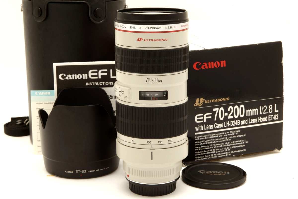 【美品・おまけ付き】Canon EF 70-200mm f/2.8L USM Canon EF 70-200mm f2.8 L USM Lens with Box, Hood & Case #50663 | eBay