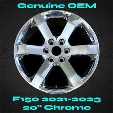20" Wheel for Ford F150 2021 2022 2023 POLISHED CHROME Stock OEM Rim F-150