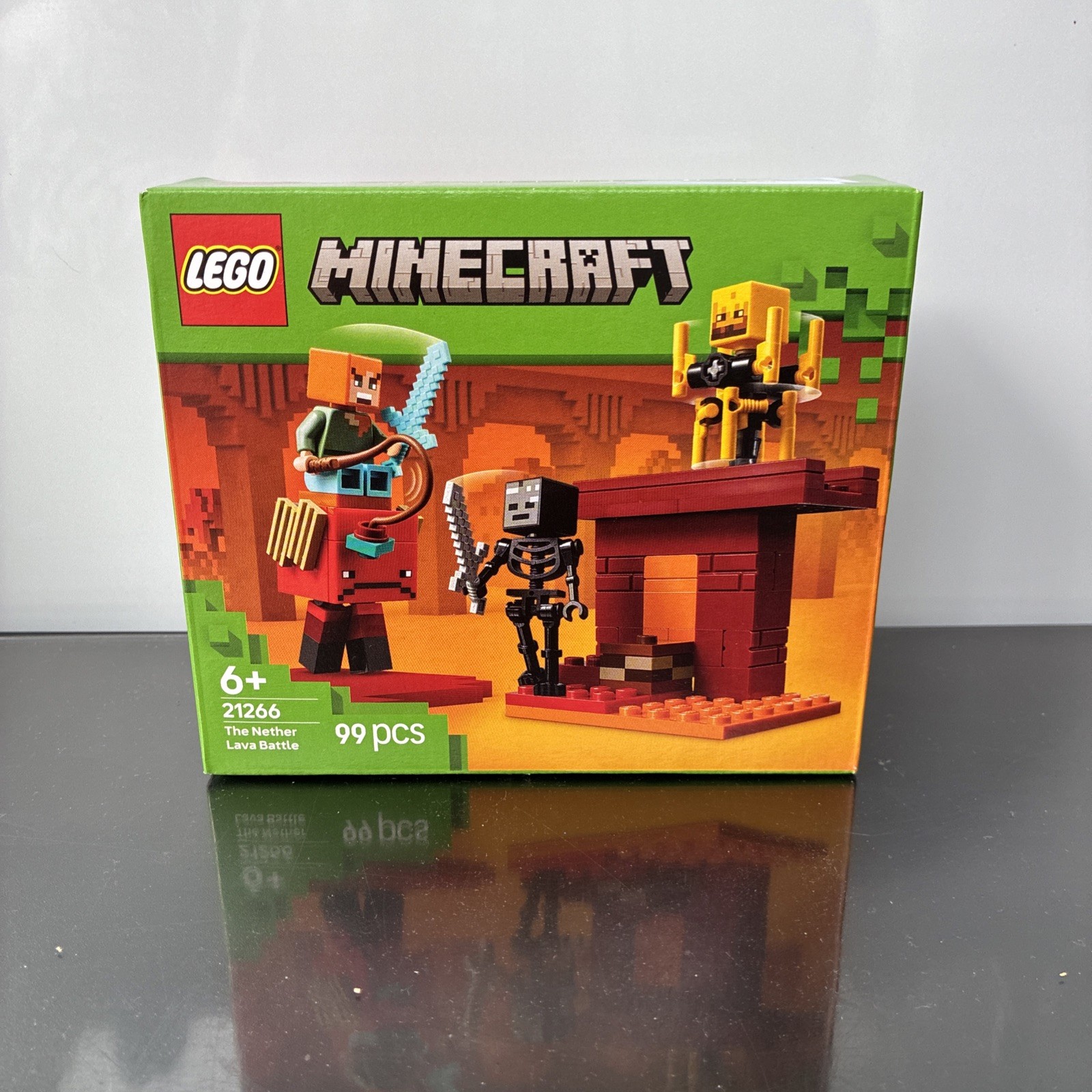LEGO Minecraft: The Nether Lava Battle (21266)