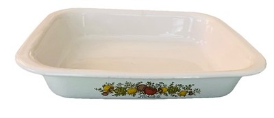 VTG  Corning Ware ''Le Romarin'' Spice Of Life A-21 Lasagna Pan/Baking Dish. VGC