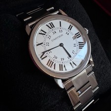 Cartier Ronde Men’s Watch 2021 36mm Warranty Until 07/2029