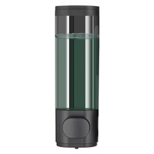 10oz/300ml Single Manual Wall Mounted Soap Dispenser, Black