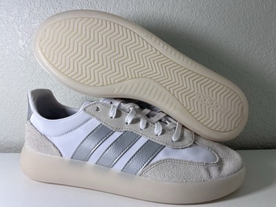 New Adidas Barreda Decode, Women s 9, 9.5, 10, White/Matte Silver