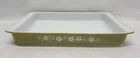 Vintage Pyrex 933 SPRING BLOSSOM Crazy Daisy LASAGNA PAN 13 1/2 x 8 3/4 x 1 3/4