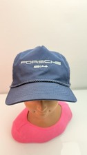 ULTRA RARE Vintage Blue Porsche 914 embroidered trucker hat with rope