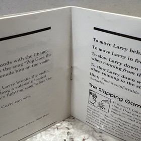 The Three Stooges Nintendo NES Instruction Manual Booklet ONLY