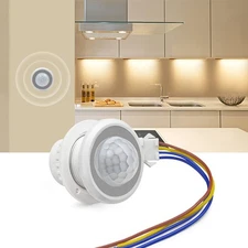 Mini PIR Motion Sensor Switch,AC110-220V, Smart Human Body Activated Detectio...