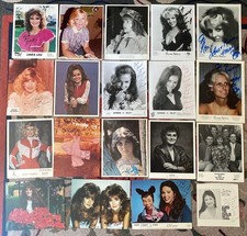 Country Music - Lot of 35 signed autographed photos - CMA Fan Fair 1980s-90s