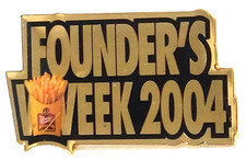 Wendy's Restaurant "Founder's Week 2004" Lapel Pin