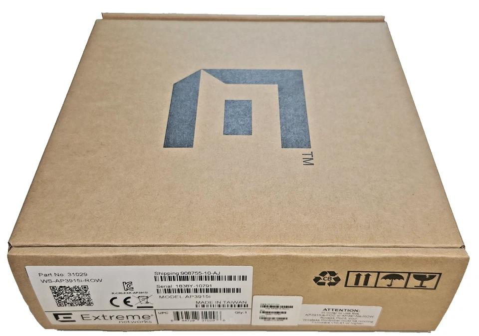 Extreme Networks WS-AP 3915i-ROW P/N 31029  Wireless Access Point - Image 3 of 4