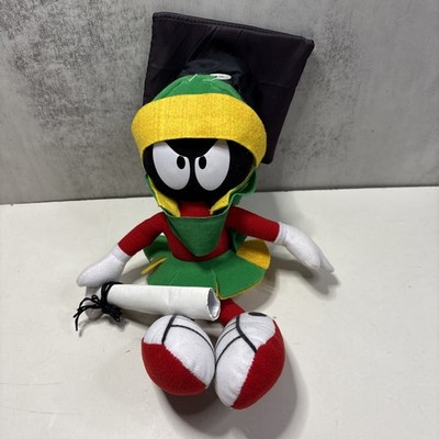 VTG 1994  Marvin The Martian Looney Tunes Plush  GRADUATE Applause Warner Bros