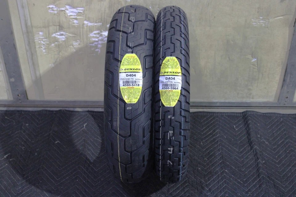 YAMAHA V-STAR 650 CLASSIC XVS650 DUNLOP (2 ШИНЫ КОМПЛЕКТ) 130/90-16 И 170/80-15 - Изображение 2 из 4