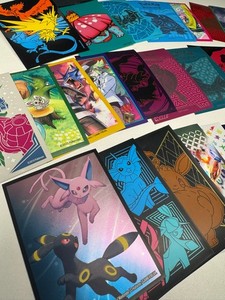 Pokemon TCG 65x Card Sleeves (Different Designs) Standard Size chosen randomly
