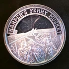 Harpers Ferry Musket Rare Civil War Toned Bullion-0.999 Silver 21 Gram Art Coin