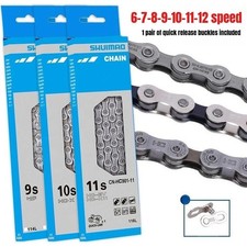 Shuimao 6/7/ 8/ 9/ 10 / 11/ 12 Speed MTB / Road Bike Chain - 116-126 Quick Links