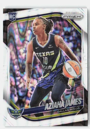 2025 Panini Prizm WNBA #83 Aziaha James White Seismic Prizms