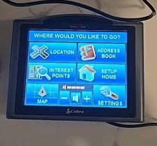 Cobra GPSM 5000 NAV One 5000 Portable Navigation GPS Navigator Used