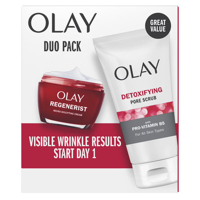 Olay MSC Duo Pack   Pore Wash 5oz & Regenerist Micro Sculpting Cream 1.7oz