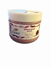 Dove Frosted Plum Berry Body Scrub Holiday Treats Limited Edition 15oz   NEW