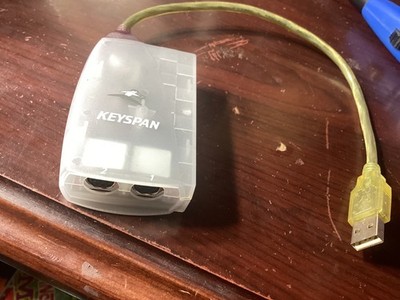 Genuine Rare Keyspan USA-28X B Twin Serial Adapter for Mac USB to 2 Mini-DIN