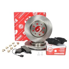 Bremsscheiben + Bremsbeläge vorne für FIAT GRANDE PUNTO (199_) / Van (199_)