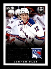 600. 2013-14 score . #714 Jesper Fast - New York . RC ROOKIE panini . PWE . (B)
