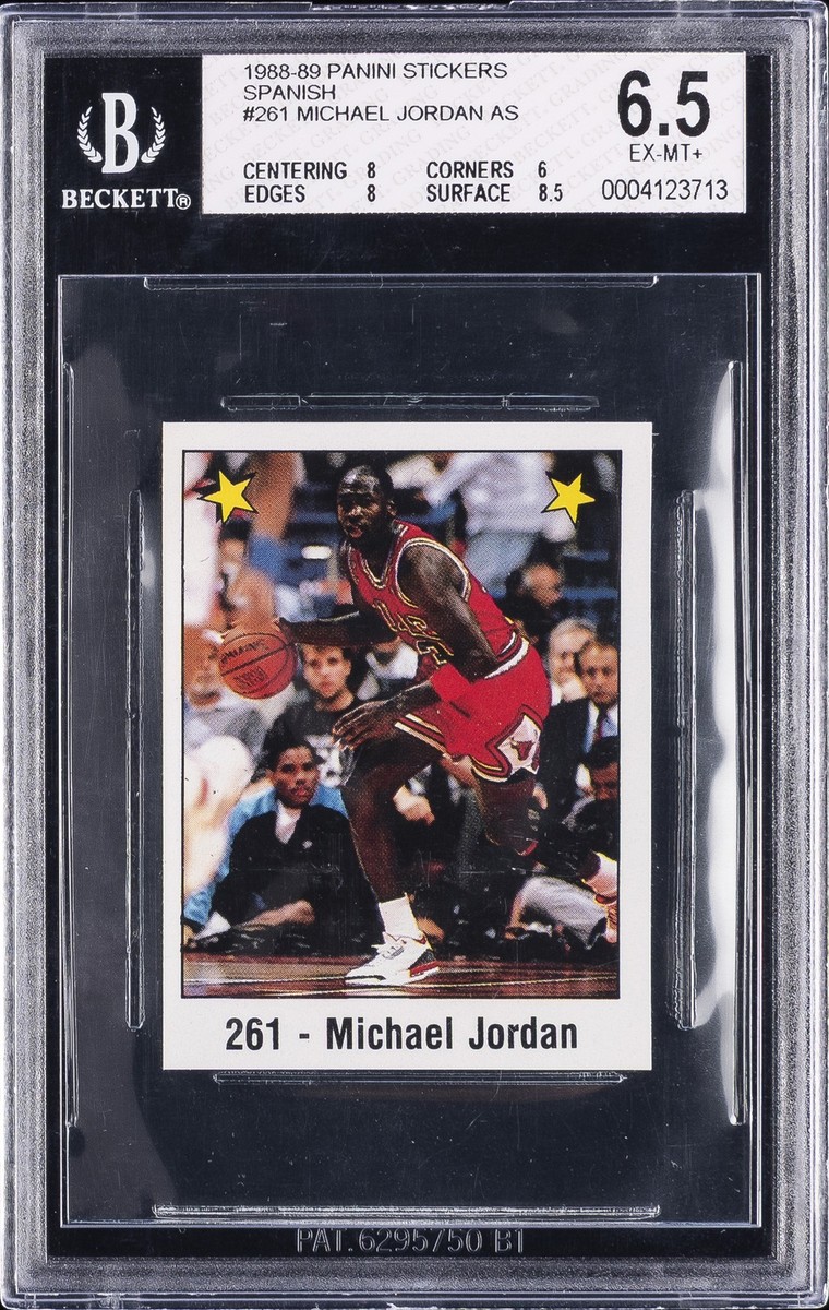 1988-89 PANINI STICKERS SPANISH #261 MICHAEL JORDAN AS BGS 6.5 | eBay