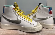 Nike Blazer Mid 77  White Vivid Sulfur  Shoes GS 5.5Y / Women Sz 7 DQ7773-100