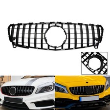 Schwarz GT Panamericana Frontgrill K&uuml;hlergrill f&uuml;r&nbsp;Mercedes W176 Facelift 15-18