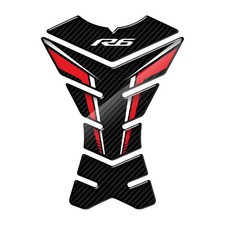 3D Carbon-look Motorcycle Tank Pad Protector for Yamaha YZF-R6 R6 All Year