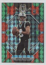 2023 Panini Mosaic Rookies Choice Red & Green Prizm Bryce Young #290 11ds