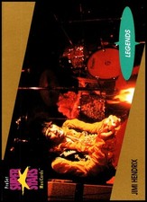 1991-92 Super Stars MusiCards #11 Jimi Hendrix - Legends FREE SHIPPING!