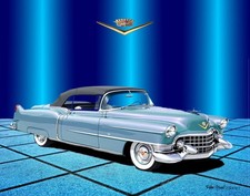 1953 Cadillac Car Art Choice Of Photo Tin Sign Mouse Pad Or Framed