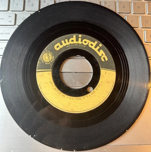 AUDIODISC unknown 1960s 45 RPM Garage Band recording  LISTEN