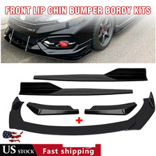 For Honda Civic Sedan Front Bumper Lip Chin Spoiler Body Kit Splitter Side Skirt For Honda Civic Sedan Front Bumper Lip Chin Spoiler Body Kit Splitter Side Skirt