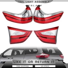 For Toyota Sienna 2015-2020 Inner+Outer Tail Light Lamp Passenger+Driver Side
