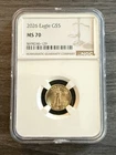 2026 G$5 American Gold Eagle 1/10oz. MS70 NGC Certified Perfection🔥