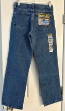 Rustler by Wrangler Boys Size 16R 30x29 Relaxed Fit Hard Playing Jeans NWT