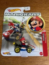 Hot Wheels Mariokart Mario Standard Kart Diecast 1:64 New Free Shipping