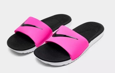 Little Kids' Nike Kawa Slides Size 12.0 (laser fuchsia/black) Brand New in Box