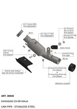 LEOVINCE RACCORDO ELIMINA CAT. KAWASAKI  KAWASAKI ZX-6R 600 09-16