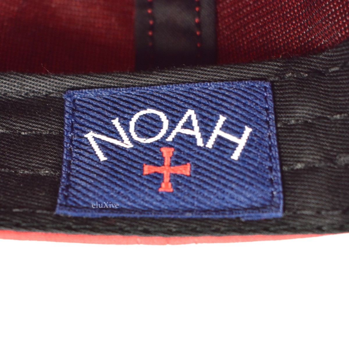 NWT Noah NY Red Water Resistant Core Logo Embroidered Dad Hat Cap